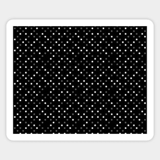 Black White Polka Dots Cute Pattern Sticker